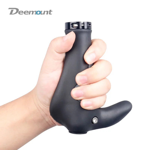 Ergonomic Handlebar Grips TPR Rubber Integrated Hand Rest With Shock A ...