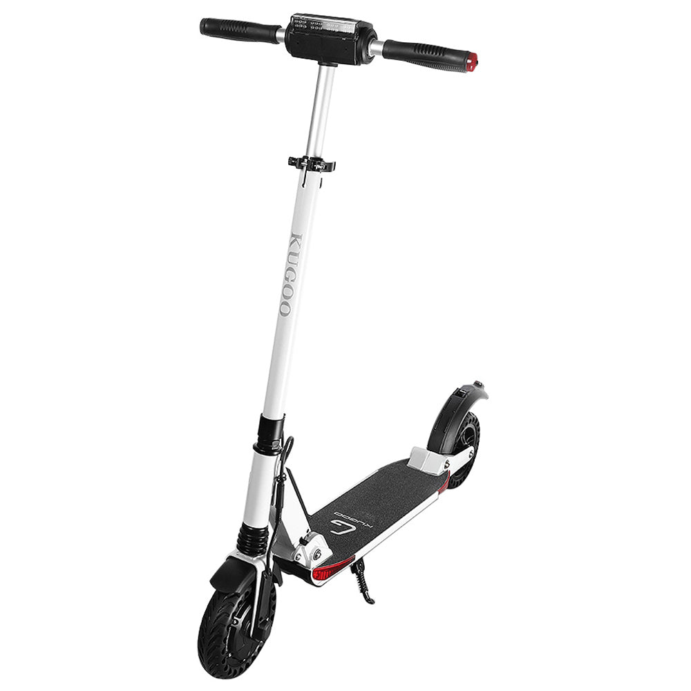 KUGOO S1 PRO Folding Electric Scooter 350W Motor With Colour LCD Display - White-Electric Scooters London