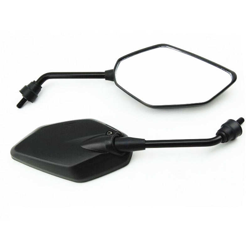 Universal Black Motorbike Bar End Rear-View Mirrors Pair Motorcycle/Bike/Scooter-Electric Scooters London