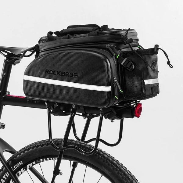 ROCKBROS Waterproof Rack Top Bag With Fold Out Pannier Pockets-Electric Scooters London