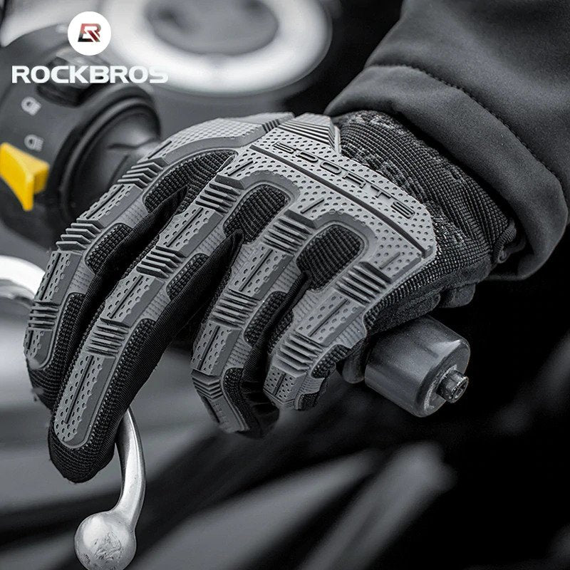 ROCKBROS RockPro Touch Screen Long Finger Winter Cycling Gloves-Electric Scooters London