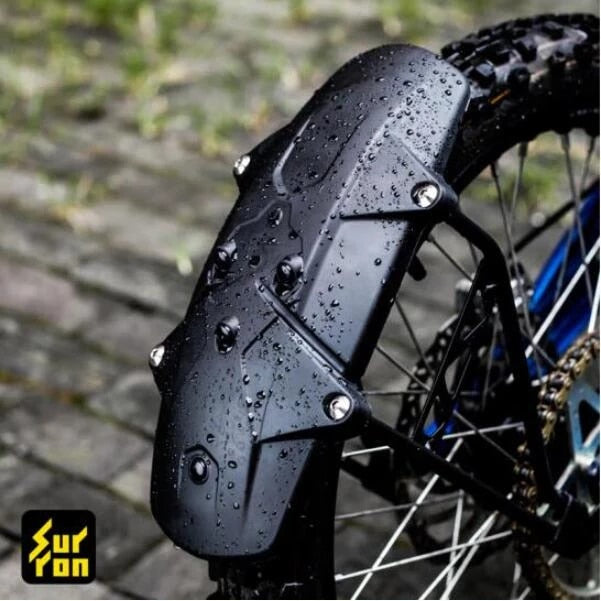 Parafango Posteriore In Fibra Di Carbonio Per Sur Ron Light Bee X | Compatibile Segway X260/X160 | Design Viola Effetto Forgiato