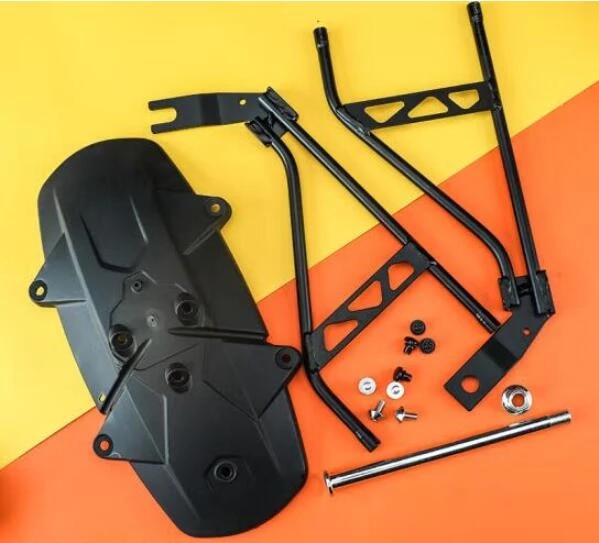 Parafango Posteriore In Fibra Di Carbonio Per Sur Ron Light Bee X | Compatibile Segway X260/X160 | Design Viola Effetto Forgiato