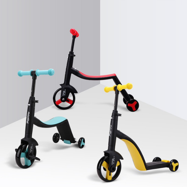 Kids Three-in-one Trike Scooter Balance Bike for Age 1-6 Years-Electric Scooters London