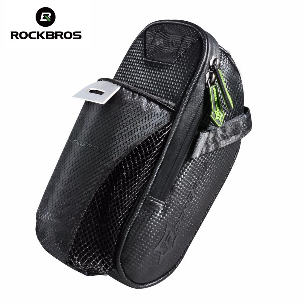 ROCKBROS Waterproof Bicycle Saddle Bag With Water Bottle Pocket-Electric Scooters London