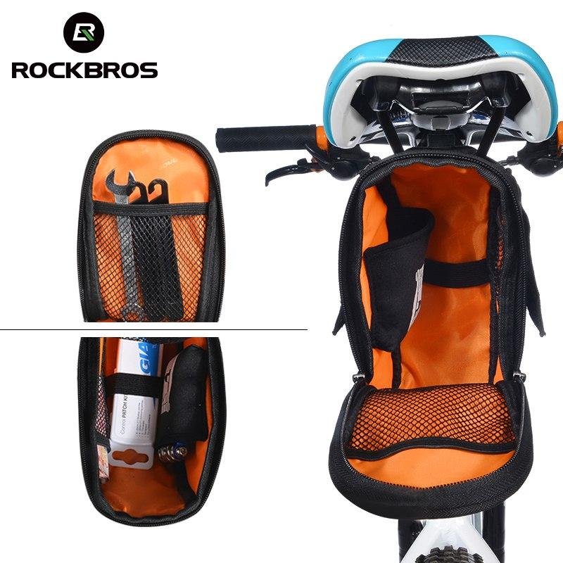 ROCKBROS Waterproof Bicycle Saddle Bag With Water Bottle Pocket-Electric Scooters London