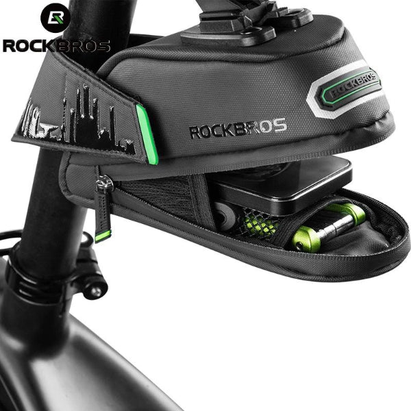 ROCKBROS Rainproof Bicycle Saddle Bag - C27-1-Electric Scooters London