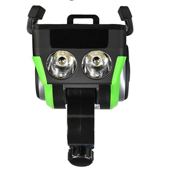 ROCKBROS Multi-Function Bicycle Phone Holder Bike Light Bluetooth Audio Powerbank Integrated USB Charger-Electric Scooters London