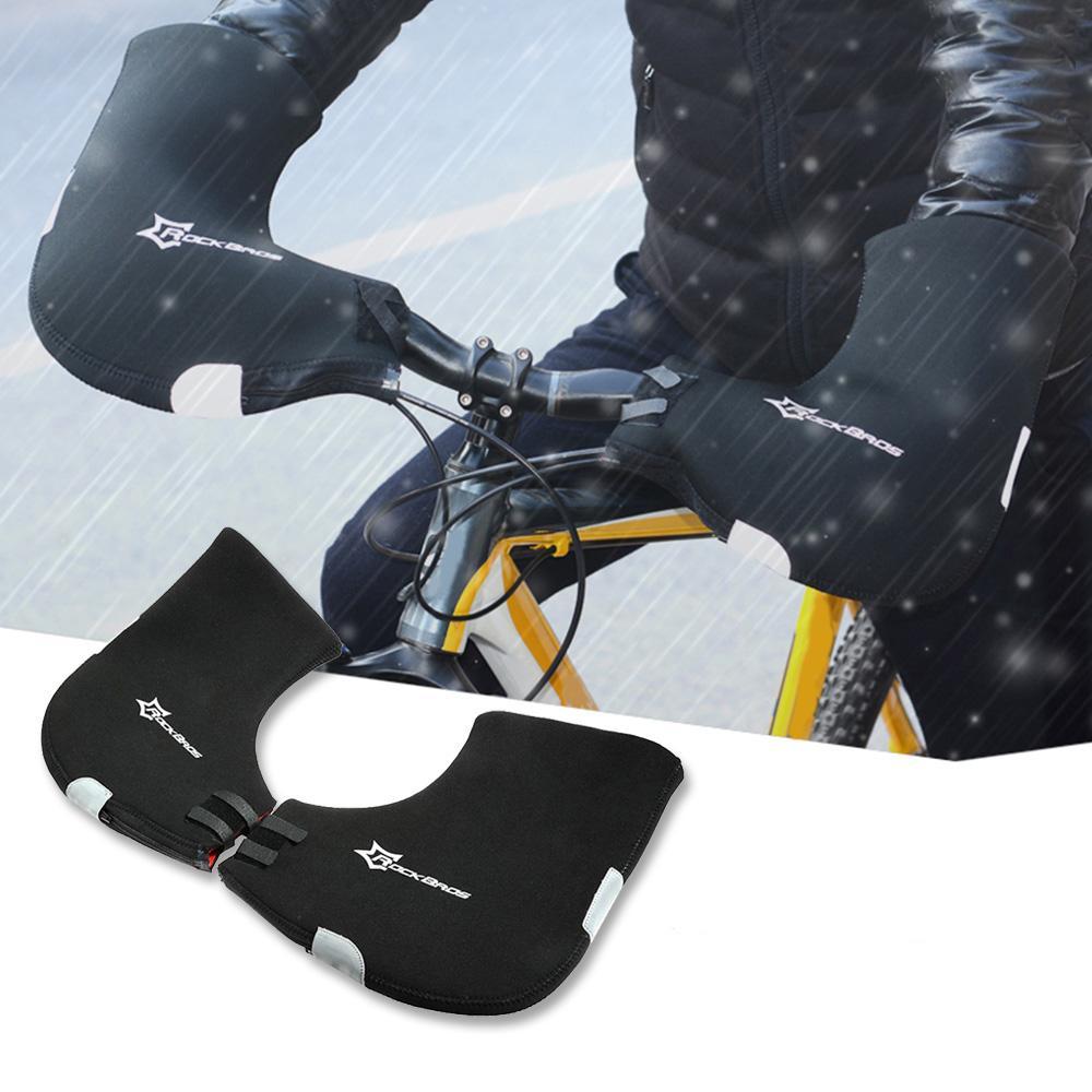 ROCKBROS Winter Cycling Gloves Waterproof Warm Cycling Hand Guards Handlebar Muffs-Electric Scooters London